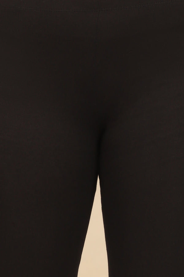 Green Floral Printed Circular LIVA Kurta and Leggings Set