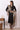 Black Zari Woven Cotton Blend Straight Kurta, Pants and Dupatta Set