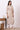 Brown and White Stripe Yarn Dyed Straight Kurta and Pants Set