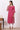 Pink Geometric Printed Pure Cotton Straight Kurta, Leggings and Dupatta Set