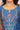 Blue Zari Embroidered Straight Kurta and Printed Skirt and Dupatta Set