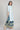 Light Blue Printed Embroidered Straight Kurta and Culottes Set