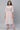 Pastel Pink Printed Pure Cotton Straight Kurta and Checker Palazzo Set