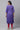 Blue Zari Embroidered Straight Kurta and Leggings Set