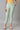 Green Leno Striped Straight Kurta and Trouser Set